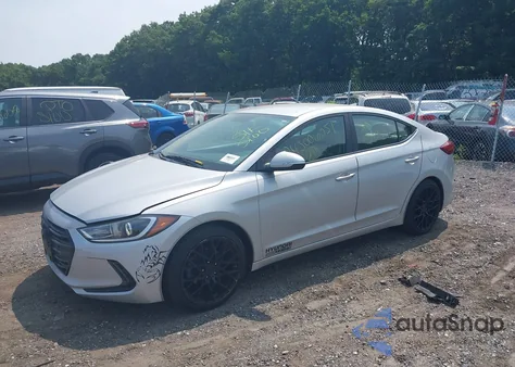 2018 Hyundai Elantra Limited из США, поврежденный, VIN KMHD84LF8JU545192